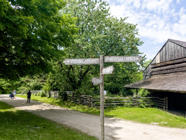Historic path and buildings at The Village at Black Creek, the Enchanta Village 2026 venue